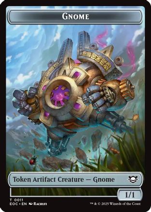 Gnome // Golem (0014) Double-Sided Token (EOC-11 // 14) - Commander: Edge of Eternities - for just $0.28! 