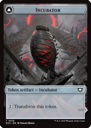 Incubator // Phyrexian Double-Sided Token (EOC-15 // 15) - Commander: Edge of Eternities - for just $0.03! 