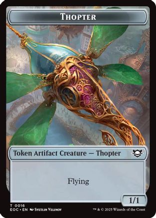 Thopter // Gnome Double-Sided Token (EOC-16 // 11) - Commander: Edge of Eternities - for just $0.10! 