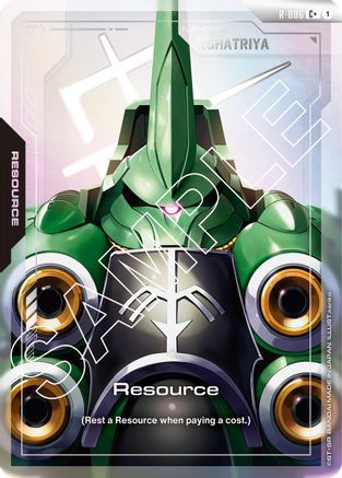 Resource (R-006) (C+) (R-006) - Newtype Rising Holofoil - for just $1.68! 