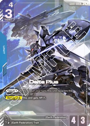 Delta Plus (R+) (GD01-006) - Newtype Rising Holofoil - for just $11.20! 