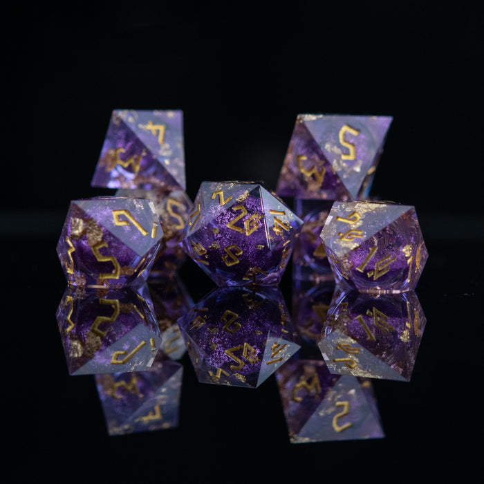 Purple Mage Liquid Core Dice Set - Just $59.99! Shop now at Retro Gaming of Denver