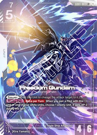 Freedom Gundam (LR+) (GD01-065) - Newtype Rising Holofoil - for just $12.81! 