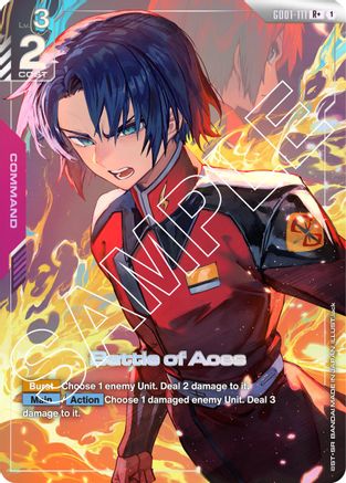 Battle of Aces (R+) (GD01-111) - Newtype Rising Holofoil - for just $8.64! 