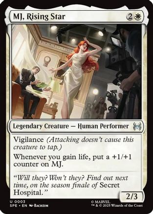 MJ, Rising Star (SPE, MAR-003) - Marvel's Spider-Man: Eternal-Legal Foil - for just $0.15! 