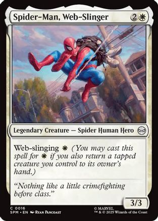 Spider-Man, Web-Slinger (SPM-016) - Marvel's Spider-Man Foil - for just $0.08! 