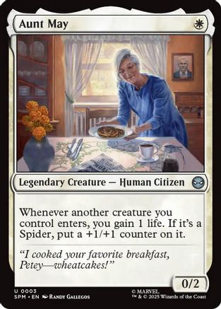 Aunt May (SPM-003) - Marvel's Spider-Man Foil - for just $0.11! 