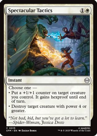 Spectacular Tactics (SPM-015) - Marvel's Spider-Man Foil - for just $0.08! 