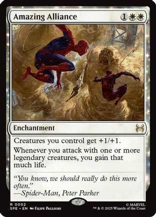 Amazing Alliance (SPE, MAR-002) - Marvel's Spider-Man: Eternal-Legal Foil - for just $1.49! 