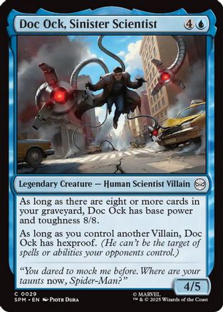 Doc Ock, Sinister Scientist (SPM-029) - Marvel's Spider-Man Foil - for just $0.03! 