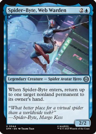Spider-Byte, Web Warden (SPM-044) - Marvel's Spider-Man - for just $0.05! 