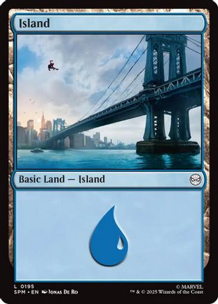 Island (0195) (SPM-195) - Marvel's Spider-Man Foil - for just $0.04! 
