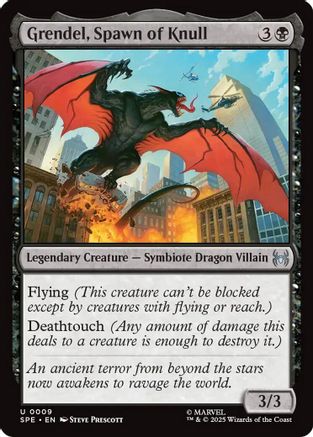 Grendel, Spawn of Knull (SPE, MAR-009) - Marvel's Spider-Man: Eternal-Legal Foil - for just $0.11! 