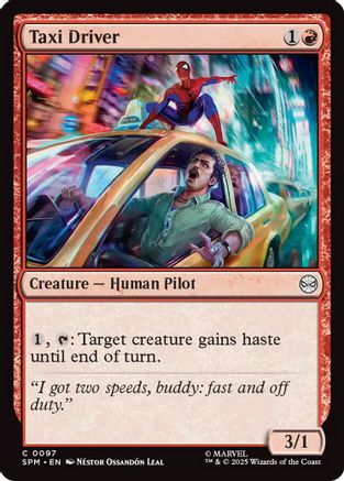 Taxi Driver (SPM-097) - Marvel's Spider-Man Foil - for just $0.03! 
