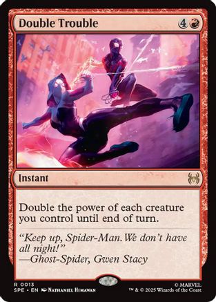 Double Trouble (SPE, MAR-013) - Marvel's Spider-Man: Eternal-Legal - for just $0.72! 