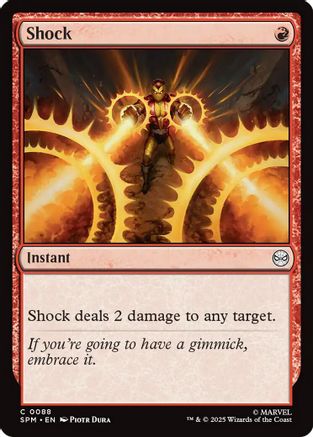 Shock (SPM-088) - Marvel's Spider-Man Foil - for just $0.05! 