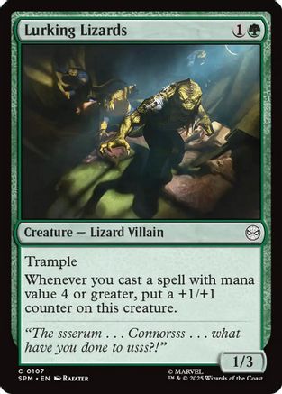 Lurking Lizards (SPM-107) - Marvel's Spider-Man - for just $0.02! 