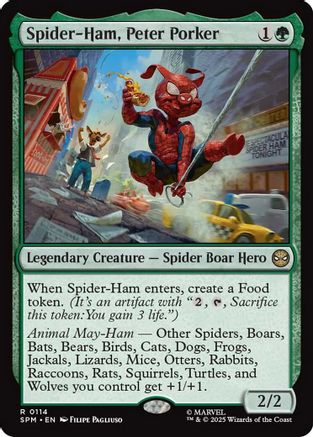 Spider-Ham, Peter Porker (SPM-114) - Marvel's Spider-Man - for just $0.33! 