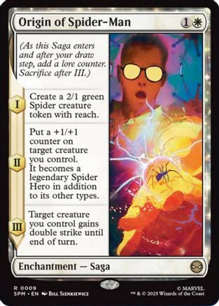 Origin of Spider-Man (SPM-009) - Marvel's Spider-Man Foil - for just $0.14! 