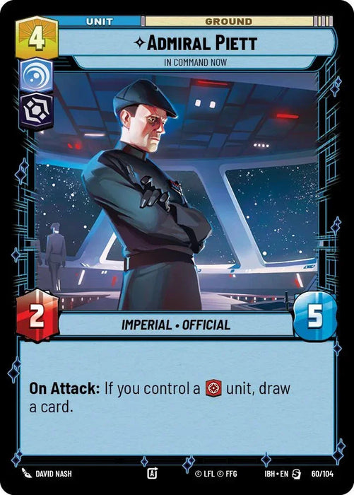 Admiral Piett (60/104) - In Command Now (60/104) [Intro Battle: Hoth] - for just $0.15! 