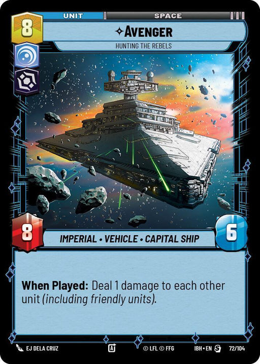 Avenger (72/104) - Hunting the Rebels (72/104) [Intro Battle: Hoth] - for just $0.15! 