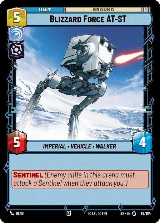 Blizzard Force AT-ST (89/104) (89/104) [Intro Battle: Hoth] - for just $0.10! 