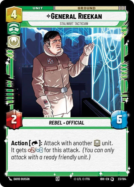 General Rieekan (23/104) - Stalwart Tactician (23/104) [Intro Battle: Hoth] - for just $0.10! 