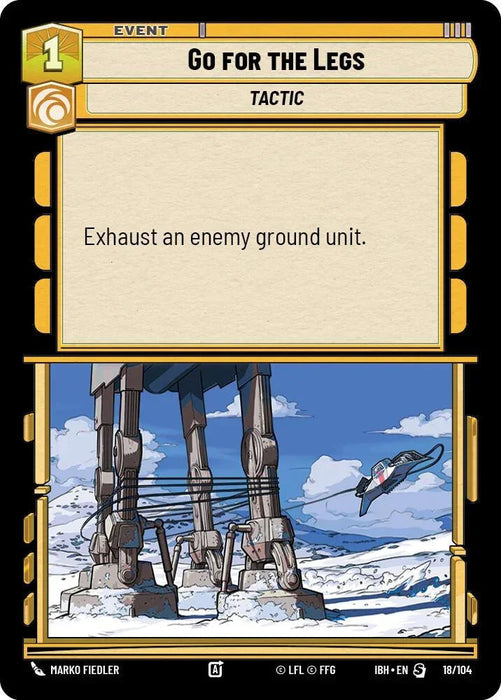 Go for the Legs (18/104) (18/104) [Intro Battle: Hoth] - for just $0.15! 