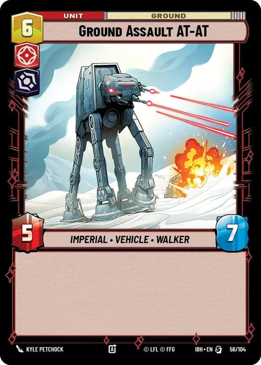 Ground Assault AT-AT (56/104) (56/104) [Intro Battle: Hoth] - for just $0.10! 