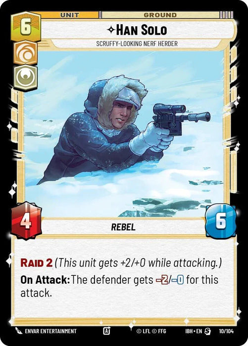 Han Solo (10/104) - Scruffy-Looking Nerf Herder (10/104) [Intro Battle: Hoth] - for just $0.25! 