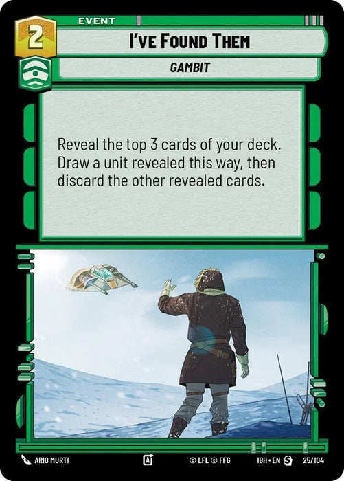 I've Found Them (25/104) (25/104) [Intro Battle: Hoth] - for just $0.20! 