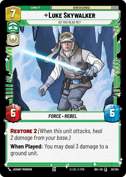 Luke Skywalker (20/104) - Do You Read Me? (20/104) [Intro Battle: Hoth] - for just $1.50! 