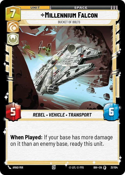 Millennium Falcon (31/104) - Bucket of Bolts (31/104) [Intro Battle: Hoth] - for just $0.25! 