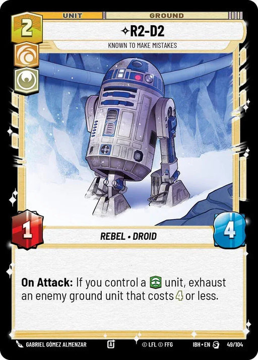 R2-D2 (49/104) - Known to Make Mistakes (49/104) [Intro Battle: Hoth] - for just $0.10! 