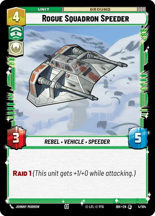 Rogue Squadron Speeder (4/104) (4/104) [Intro Battle: Hoth] - for just $0.10! 