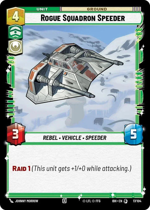 Rogue Squadron Speeder (17/104) (17/104) [Intro Battle: Hoth] - for just $0.10! 