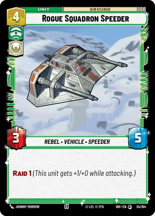 Rogue Squadron Speeder (34/104) (34/104) [Intro Battle: Hoth] - for just $0.10! 