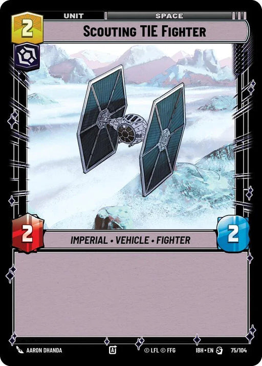 Scouting TIE Fighter (75/104) (75/104) [Intro Battle: Hoth] - for just $0.10! 
