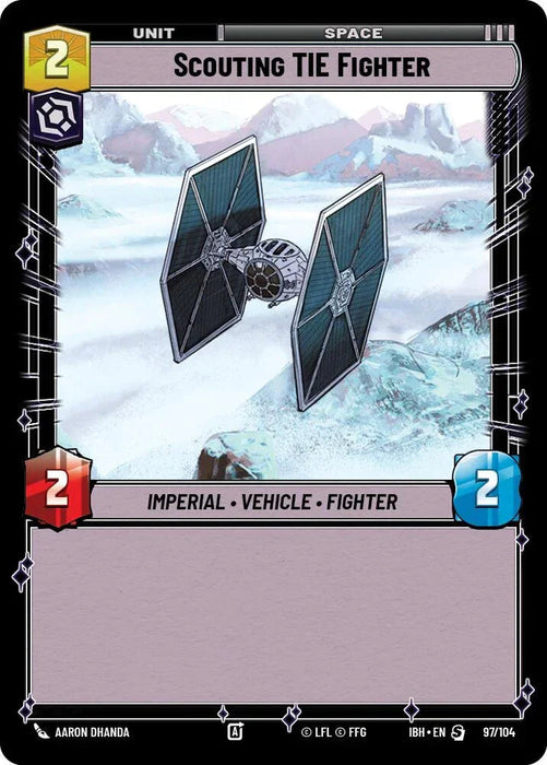 Scouting TIE Fighter (97/104) (97/104) [Intro Battle: Hoth] - for just $0.10! 