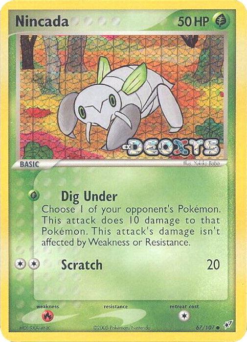 Nincada (67/107) (Stamped) [EX: Deoxys] - for just $3.95! 