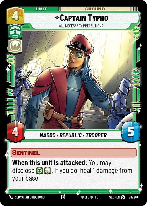 Captain Typho (98/264) - All Necessary Precautions (98/264) [Secrets of Power] - for just $2.25! 