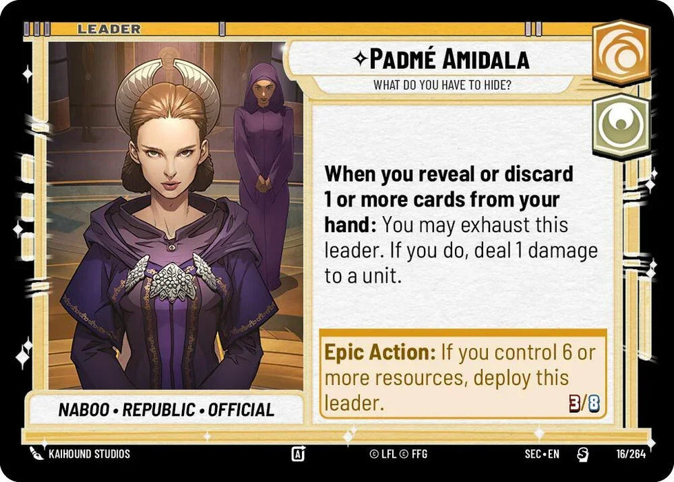 Padme Amidala (16/264) - What Do You Have to Hide? (16/264) [Secrets of Power] - for just $0.40! 