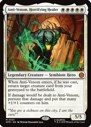 Anti-Venom, Horrifying Healer (SPM-001) - Marvel's Spider-Man Foil - for just $1.70! 