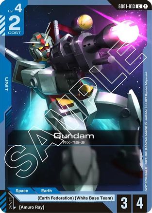 Gundam (GD01-013) (Launch Kit 01) (GD01-013) - Gundam Promotional Cards - for just $0.41! 