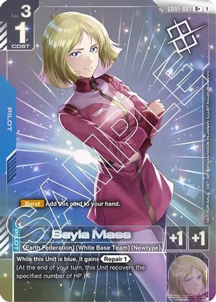 Sayla Mass (Store Tournament Winner Pack 01) (GD01-087) - Gundam Promotional Cards Holofoil - for just $3.80! 