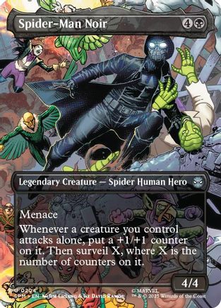Spider-Man Noir (Borderless) (SPM-204) - Marvel's Spider-Man Foil - for just $0.10! 
