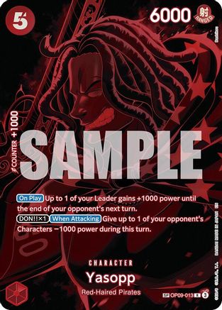 Yasopp (SP) (OP09-013) - Legacy of the Master Foil - for just $29.48! 