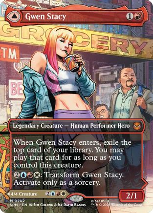 Gwen Stacy (0202) (Borderless) (SPM-202) - Marvel's Spider-Man - for just $5.97! 