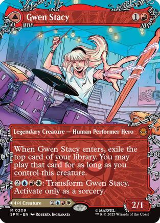 Gwen Stacy (0209) (Borderless) (SPM-209) - Marvel's Spider-Man - for just $3.10! 