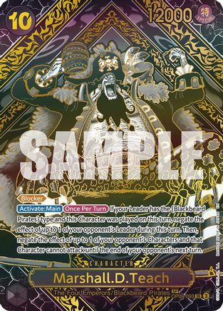 Marshall.D.Teach (SP) (Gold) (OP09-093) - Legacy of the Master Foil - for just $754.08! 